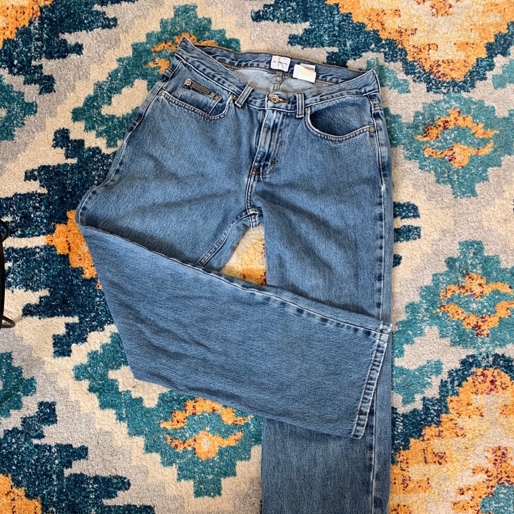 🌵Calvin Klein Straight Leg Mid-Rise Jeans 🌵